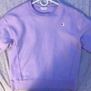 LIGHT PURPLE CHAMPION CREWNECK